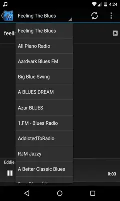 Free Radio Blues Live android App screenshot 0