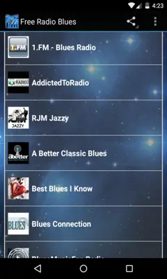 Free Radio Blues Live android App screenshot 2