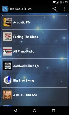 Free Radio Blues Live android App screenshot 3